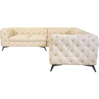 Leonique Chesterfield-Sofa "Glynis L-Form" von Leonique