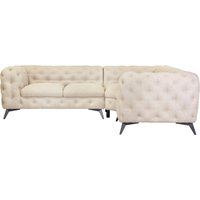 Leonique Chesterfield-Sofa "Glynis L-Form" von Leonique