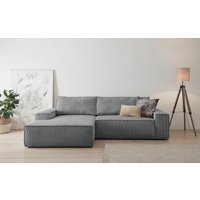 Ecksofa SHERWOOD Schlafsofa, mit Bettkasten, Cord-Bezug von home affaire