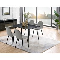 Leonique Essgruppe "Eadwine, TOPSELLER Sitzgruppe, Tisch plus 4 Stühle" Set, Esstisch plus 4 Esszimmerstühle, 5 Stk. tlg. bestehend aus Esstisch 120 cm und 4 Esszimmerstühlen, Polsterstühlen Leonique Essgruppe "Eadwine, TOPSELLER Sitzgruppe, Tisch plus 4 Stühle" Set, Esstisch plus 4 Esszimmerstühle, 5 Stk. tlg. bestehend aus Esstisch 120 cm und 4 Esszimmerstühlen, Polsterstühlen von Leonique