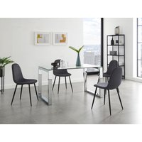 Leonique Esszimmerstuhl "Eadwine, TOPSELLER Stuhl, Küchenstuhl, 4-Fuß Stuhl, OTTOs Choice" (Set) 1 Stk.Polsterstuhl mit Metallgestell, im 1er. 2er und 4er Set erhältlich von Leonique