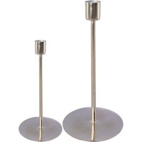 Leonique Kerzenhalter "Stabkerzenhalter Freya", (Set, 2 St.), aus Metall, im minimalistischen Stil von Leonique