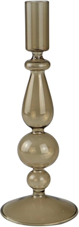 Leonique Kerzenleuchter Jenelle (Set, 2 St), Stabkerzenhalter aus Glas, Höhe ca. 25 cm von Leonique