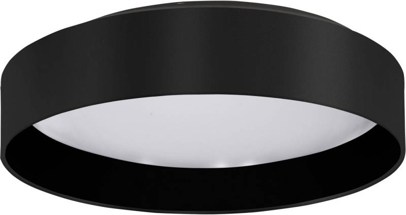 my home LED Deckenleuchte Juria, CCT - über Fernbedienung, LED fest integriert, Neutralweiß, Warmweiß, Deckenlampe Ø38 x H9 cm mit Textil-/Stoffschirm, CCT, Fernbedienung von my home