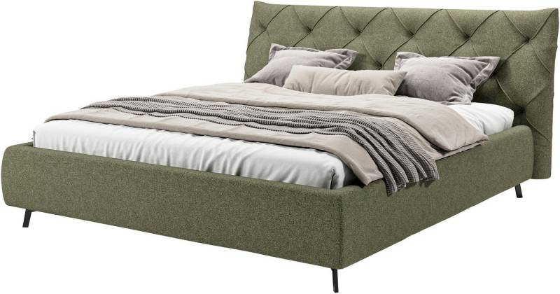 Leonique Polsterbett Elloree, in 4 Breiten bis 200cm, auch in Leder, Kopfteilhöhe 105 cm, belastbar bis 280 kg, auch in Überlänge 220cm Leonique Polsterbett Elloree, in 4 Breiten bis 200cm, auch in Leder, Kopfteilhöhe 105 cm, belastbar bis 280 kg, auch in Überlänge 220cm von Leonique