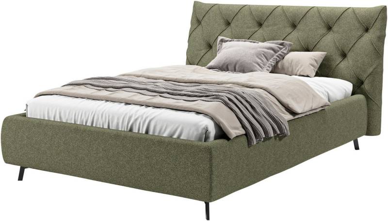 Leonique Polsterbett Elloree, in 4 Breiten bis 200cm, auch in Leder, Kopfteilhöhe 105 cm, belastbar bis 280 kg, auch in Überlänge 220cm Leonique Polsterbett Elloree, in 4 Breiten bis 200cm, auch in Leder, Kopfteilhöhe 105 cm, belastbar bis 280 kg, auch in Überlänge 220cm von Leonique