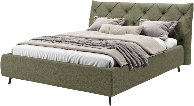 Leonique Polsterbett Elloree, in 4 Breiten bis 200cm, auch in Leder, Kopfteilhöhe 105 cm, belastbar bis 280 kg, auch in Überlänge 220cm Leonique Polsterbett Elloree, in 4 Breiten bis 200cm, auch in Leder, Kopfteilhöhe 105 cm, belastbar bis 280 kg, auch in Überlänge 220cm von Leonique