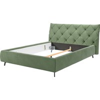 Leonique Polsterbett "Elloree, in 4 Breiten bis 200cm, auch in Leder", Kopfteilhöhe 105 cm, belastbar bis 280 kg, auch in Überlänge 220cm von Leonique