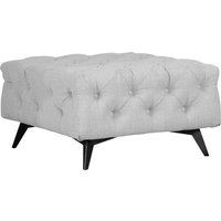 Leonique Polsterhocker "Glynis", aufwändige Knopfheftung, moderne Chesterfield Optik, Fußfarbe wählbar von Leonique
