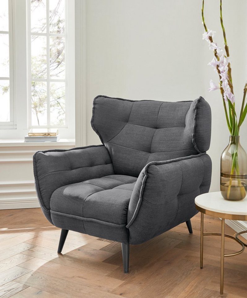 Leonique Sessel Ariana, Stylischer Hochlehner bzw. Ohrensessel von Leonique