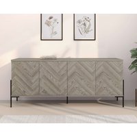 Leonique Sideboard "Eadwine" Kommode, Push-to-open, Türen mit Fischgräten Muster, Breite 175 cm Leonique Sideboard "Eadwine" Kommode, Push-to-open, Türen mit Fischgräten Muster, Breite 175 cm von Leonique