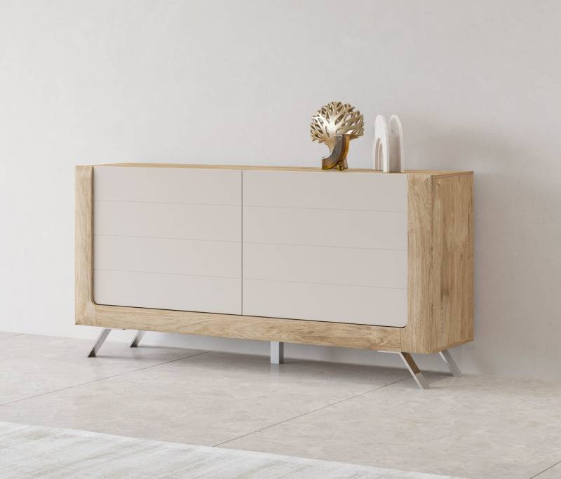 Leonique Sideboard Kasai, Breite 160,5 cm, mit 2 Türen von Leonique