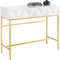 Leonique Sideboard "Minfi, TOPSELLER, OTTOs Choice" in 3D-Optik, Konsolentisch mit goldfarbenem Metallgestell Leonique Sideboard "Minfi, TOPSELLER, OTTOs Choice" in 3D-Optik, Konsolentisch mit goldfarbenem Metallgestell von Leonique