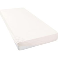 Leonique Spannbettlaken "Sofia Bettlaken, Obermaterial: 97% Baumwolle & 3% Elasthan, für Boxspringbetten geeignet, aus Jersey mit Elasthan, für Matratzenhöhe bis zu 30 cm, Premium Qualität, mit Gummizug", (1 St.) von Leonique