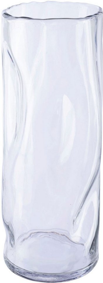 Leonique Tischvase Blumenvase Caline (1 St), Vase aus Glas, im Crunch-Design, Höhe ca. 30 cm von Leonique