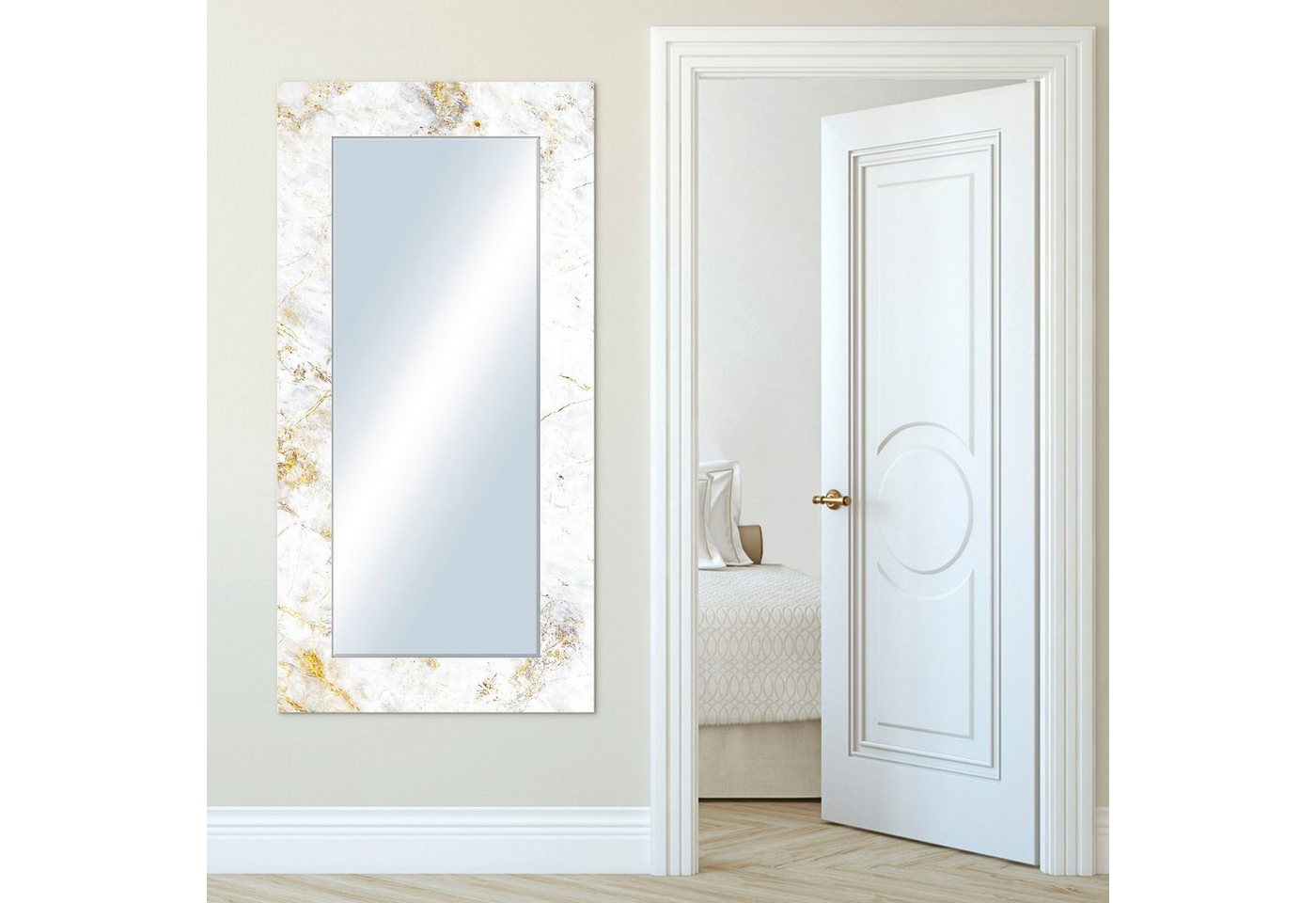 Leonique Wandspiegel Marmor, Spiegel 40x100 cm (BxH) von Leonique