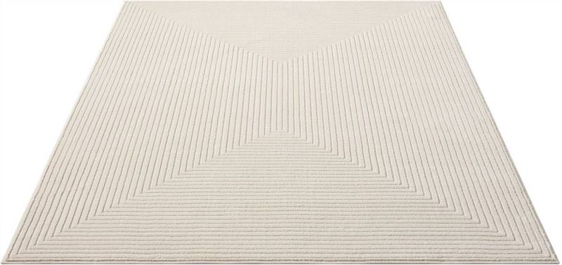 Teppich »Kylian«, Leonique, rechteckig, Höhe: 9 mm, dezenter Glanz, Schrumpf-Garn-Effekt, dichte Qualität, geometrisch von Leonique