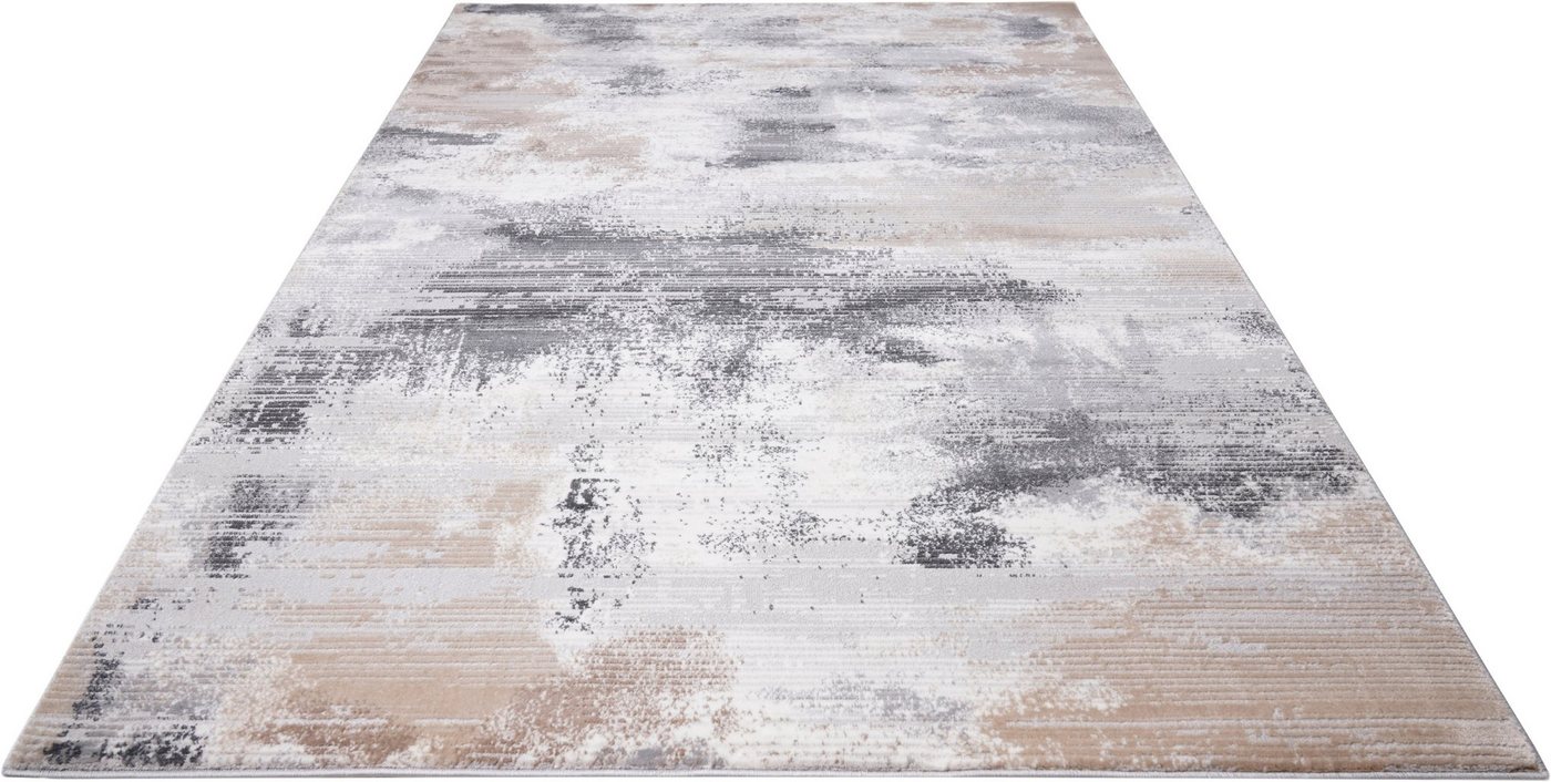 Teppich Oleas, Leonique, rechteckig, Höhe: 24 mm, Vintage-Look, abstraktes Design, weiche Haptik, pflegeleicht von Leonique