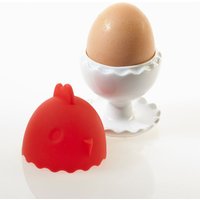 Eierbecher Eierwärmer Porzellan Silikon 6Er Set Ostergeschenk Ostern von LeonsGiftShop