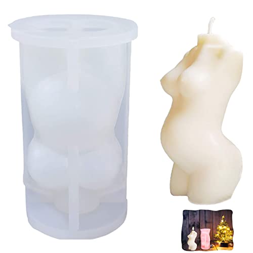 3D Torso Kerzenform, Silikonform für Kerzen, menschliche Kerze, Körper Kerzen silikonformen, Handgemachtes Kerzenherstellung Set, Torso Weiblich SilikonFür Die Herstellung Duftkerze Schokolade von Leonshco