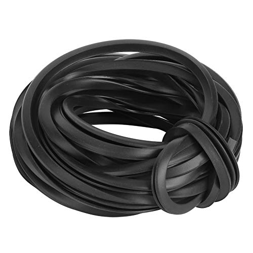 Leopacat Gummistreifen, universeller Gummi Dichtungsstreifen Glasdichtungs Gummikabel Glasabdichtung Gewächshauszubehör verschleißfestes Gummidichtung Verglasung für Abdichtung von Glas 18 m von Leopacat