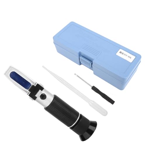 Leopacat Refraktometer, Refraktometer Honig Beekeeper Zucker Brix Tragbares Zuckergehaltsmesse Messung Zuckeranteils mit ATC Handrefraktometer für Hohe Ahornsirup Melasse Malt von Leopacat