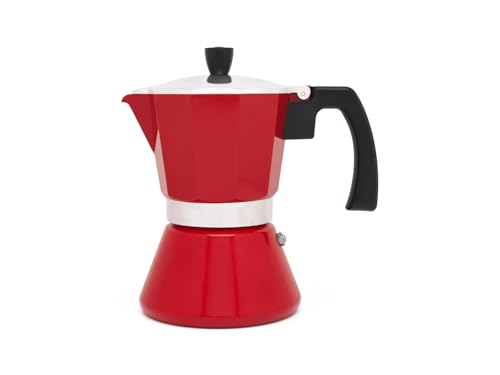 LEOPOLD Cafetera espresso 6 tazas TIVOLI-roja (Induccion), Rot von Leopold Vienna
