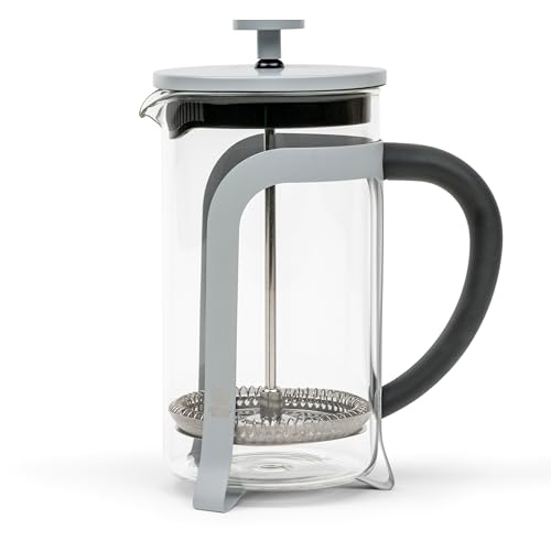 Leopold Vienna - French Press Kaffee- und Teebereiter Moshi 600ml (5 Tassen) grau von Leopold Vienna