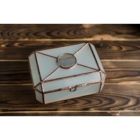 Erinnerungen Box Schatzkästchen Schmuck Organizer Glas Schmuckschatulle Hochzeitsgeschenk Familiengeschichte Geschenk Für Mama Jahrestag Geschenk-Box von Leosklo