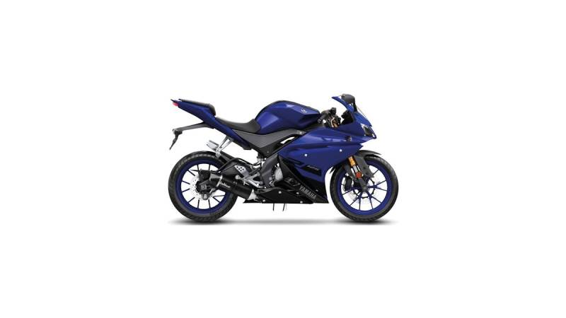 LeoVince Komplettanlage Carbon SBK LV ONE EVO für YAMAHA MT-125 / YZF-R125 mit Katalysator von LeoVince