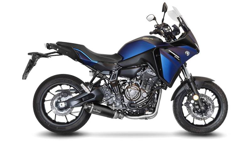 LeoVince Komplettanlage Edelstahl SBK LV ONE EVO Schwarz 2/1 für YAMAHA TRACER 7/GT mit Katalysator von LeoVince