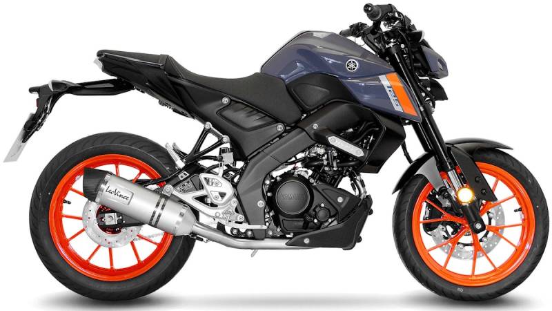 LeoVince Komplettanlage Edelstahl SBK LV ONE EVO für YAMAHA MT-125 / XSR 125 / YZF-R125 mit Katalysator von LeoVince