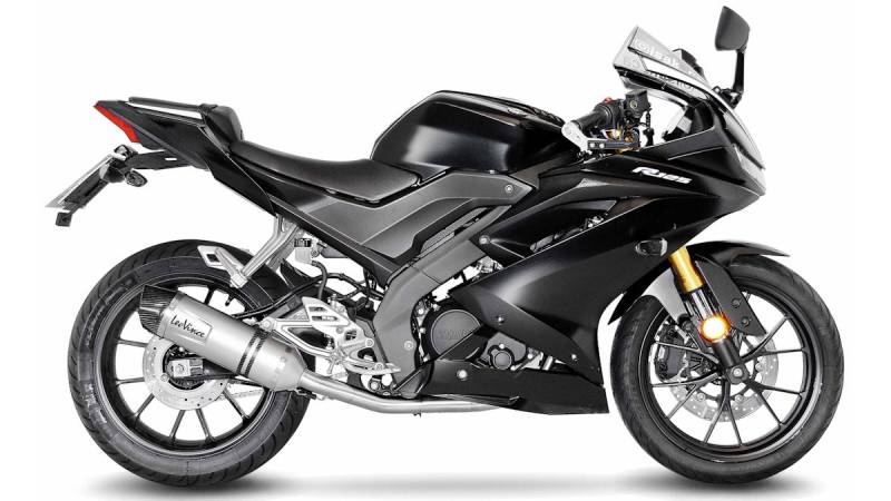 LeoVince Komplettanlage Edelstahl SBK LV ONE EVO für YAMAHA MT-125 / YZF-R125 mit Katalysator von LeoVince
