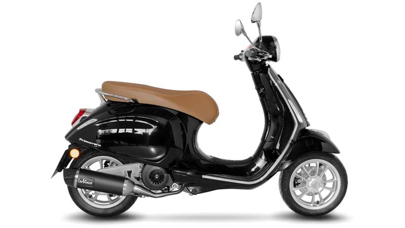 LeoVince Komplettanlage Edelstahl SBK NERO / EVO für PIAGGIO VESPA PRIMAVERA/SPRINT 125 iGet ABS mit Katalysator von LeoVince