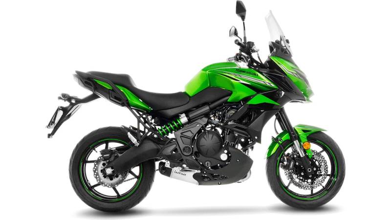 LeoVince Komplettanlage Edelstahl SBK SBK U.B. 2/1 für KAWASAKI VERSYS 650 mit Katalysator von LeoVince