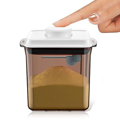 1.7ML Milchpulver Aufbewahrung, Tragbarer Versiegelter Milchpulver Kasten, Milchpulver Behälter mit Löffel, Einhandbedienung, Anti-UV, zur Aufbewahrung Milchpulver, Lebensmitteln 1.7ML Milchpulver Aufbewahrung, Tragbarer Versiegelter Milchpulver Kasten, Milchpulver Behälter mit Löffel, Einhandbedienung, Anti-UV, zur Aufbewahrung Milchpulver, Lebensmitteln von Lepidi