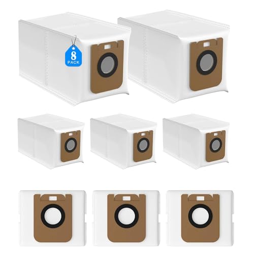 8 Stück Staubbeutel für D10 Plus / D10s Plus / Z10 Pro/ L10 PLUS Saugroboter, 2.5L Grosse Kapazität Ersatzbeutel Zubehör Staubsaugerbeutel, Staubsaugerbeutel Ersatz Beutel Zubehörset Ersatzteile von Lepidi