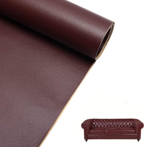 Leder Reparatur Band Patch, 60 x 137cm Kunstleder Selbstklebend, PU Lederflicken Selbstklebend DIY, für Sofas, Autositze, Möbel Leder Reparatur und Renovierung von Lepidi