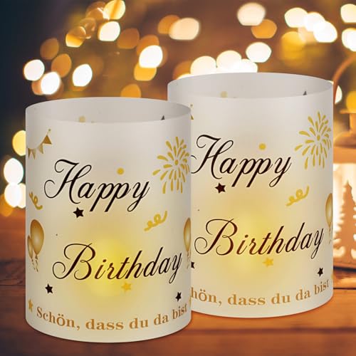 12 Stück Tischdeko Geburtstag Tischdeko Happy Birthday Kerzen Geburtstagskerzen Windlichter Kerzen Geburtstag Happy Birthday Kerze Fur 30 40 50 Geburtstag Frau Geburtstagsdeko Mann Kerze Geburtstag von Lerdrtuin