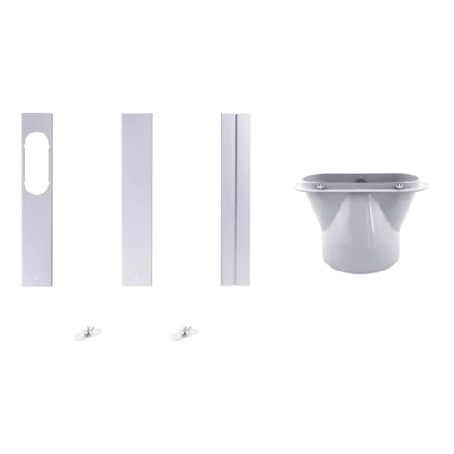 Fensterabdichtung für Mobile Klimageräte Set, Einstellbare Fensterabdichtung Klimaanlage, Dachfenster Klimaanlage Abdichtung, Klima Fensterabdichtung mit Abluftschlauch Adapter (01+B) von Lergas