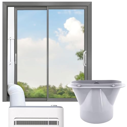 Abluftschlauch Adapter Fenster, Klimaanlage Abluftschlauch Adapter, Klimaanlage Fensteradapter für Klimagerät, Klima Schlauch Fensteradapter für Mobile Klimageräte Dachfenster (A-15 CM) von Lergas