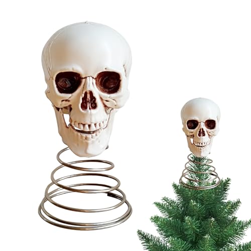 Halloween Deko Totenkopf Baumschmuck, Totenkopf Krähe Geister Deko Gruselig für Halloween Baum Baumspitze, Realistische Krähe Schädel Horror Halloweendeko,Gothic Ornament für Garten Party Outdoor (A) Halloween Deko Totenkopf Baumschmuck, Totenkopf Krähe Geister Deko Gruselig für Halloween Baum Baumspitze, Realistische Krähe Schädel Horror Halloweendeko,Gothic Ornament für Garten Party Outdoor (A) von Lergas