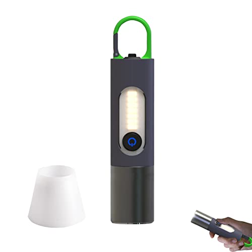 Lergas LED Taschenlampe USB Aufladbar Taschenlampen mit 4 Lichtmodi IP55 Wasserdicht Taschenlampe Klein mit Aufhängering Tragbar Draußen Taschenlampe für Camping Wandern Bergsteigen Notfälle (P50) von Lergas