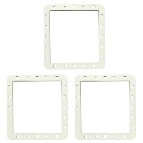 Pool Skimmer Dichtung Ersatz, SPX1091G Weithals-Butterfly-Dichtung, Kompatibel mit Hayward SP1091WM SP1091LX SPX1091GW Dyna-Skim Poolskimmer,Poolzubehör Automatische Skimmer Rechteckiges Pad (3 Stück) Pool Skimmer Dichtung Ersatz, SPX1091G Weithals-Butterfly-Dichtung, Kompatibel mit Hayward SP1091WM SP1091LX SPX1091GW Dyna-Skim Poolskimmer,Poolzubehör Automatische Skimmer Rechteckiges Pad (3 Stück) von Lergas