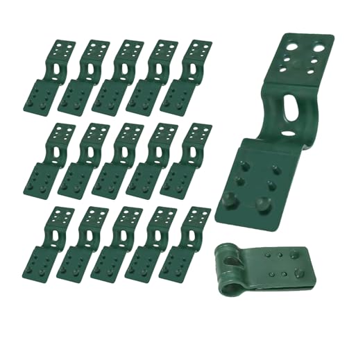 Schattennetz Clips, Sonnensegel Clips mit Ose, Kunststoff Clips für Schutztuch, Sonnensegel Befestigung, Abnehmbar Kunststoff Clips für Schattentuch, Sonnenschutznetz, Rasenschatten (Grün x 50) von Lergas