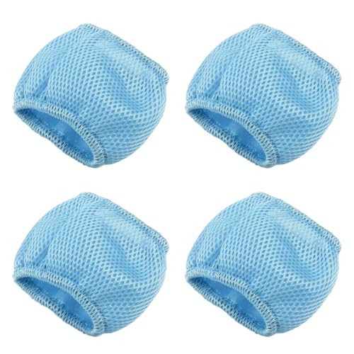 Schutznetze für Whirlpools Filter, Whirlpool Zubehör Schutznetz, Netzabdeckung für Ersatzfilter, 90 Pleats Sieb Filterbeutel Kompatibel mit Mspa Whirlpools Filter und Delight Pool Spa Filter (4 Stück) von Lergas