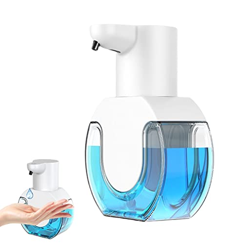 Seifenspender Automatisch 420ml Seifenspender Wandbefestigung mit 4-stufiger Wasserauslassmodus Elektrischer Seifenspender mit Sensor USB Wiederaufladbar Seifenspender für Bad Küche (Gel) von Lergas