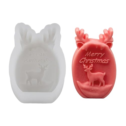 Silikonformen Gießformen Silikonform Weihnachten Elch, 3D Rentier Kerzenformen Silikon, DIY Hirsch Gießformen Silikon, Elch Kerzen Silikonformen, Weihnachten Kerzenformen zum Gießen, Kerzenform (A) Silikonformen Gießformen Silikonform Weihnachten Elch, 3D Rentier Kerzenformen Silikon, DIY Hirsch Gießformen Silikon, Elch Kerzen Silikonformen, Weihnachten Kerzenformen zum Gießen, Kerzenform (A) von Lergas