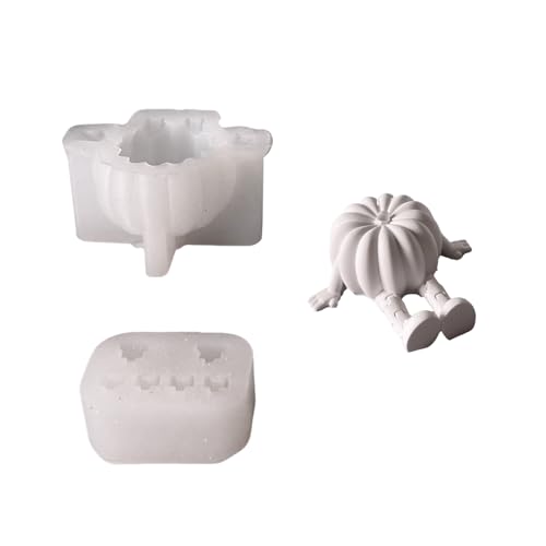 Silikonformen Gießformen Halloween Kürbis Sitz-Steh-Figur, Silikonform Halloween, Gießformen Silikon, Kerzenformen Silikon, 3D Kerzenformen zum Gießen,Kerzenform Giessformen für Kerzen Seife (Kürbis) Silikonformen Gießformen Halloween Kürbis Sitz-Steh-Figur, Silikonform Halloween, Gießformen Silikon, Kerzenformen Silikon, 3D Kerzenformen zum Gießen,Kerzenform Giessformen für Kerzen Seife (Kürbis) von Lergas