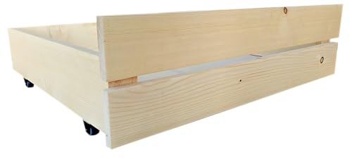 Lermowood Palettenbett M2 2 x Bettschubladen Natur 30cm | Bettkästen Holzbett kisten Massivholzbett Lermowood Palettenbett M2 2 x Bettschubladen Natur 30cm | Bettkästen Holzbett kisten Massivholzbett von Lermowood
